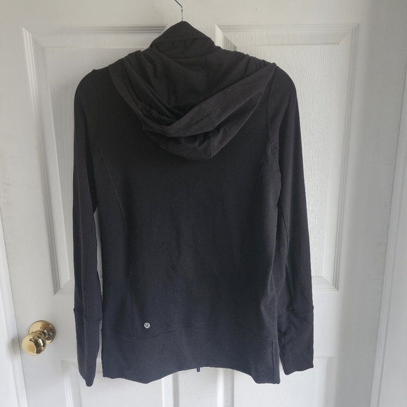 LULULEMON Hooded Stride Jacket Stand Up Collar Full Zip Yoga Athletic Running - Picture 2 of 7